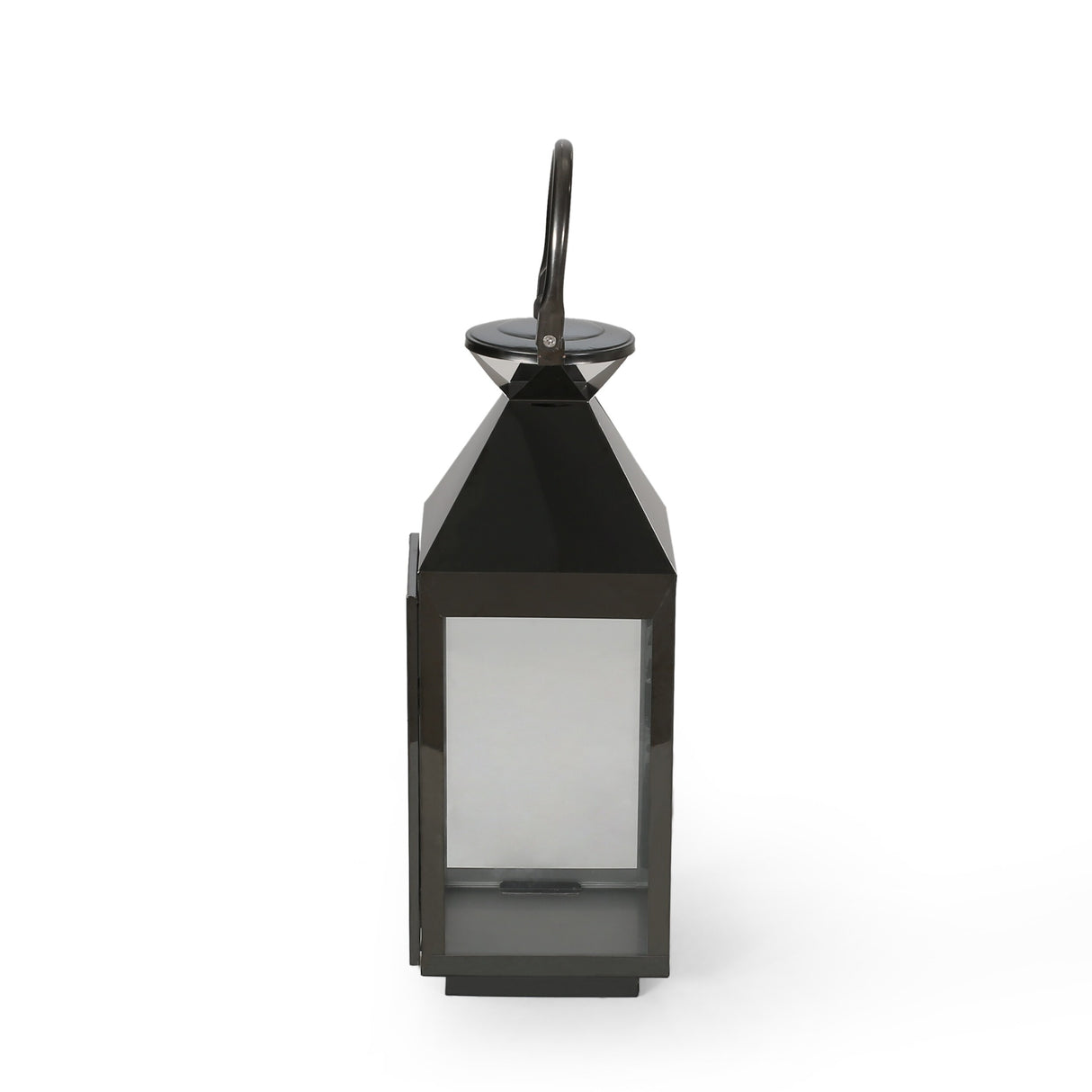 Tulsa Modern Outdoor Stainless Steel Lantern by Christopher Knight Home