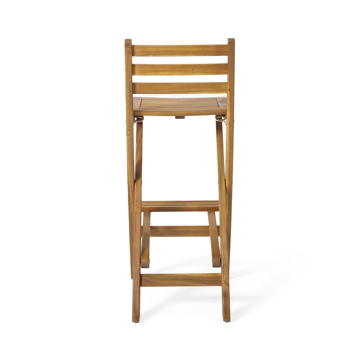 Tundra Outdoor Acacia Wood Bar Stool by Christopher Knight Home (Set of 2)