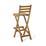 Tundra Outdoor Acacia Wood Bar Stool by Christopher Knight Home (Set of 2)