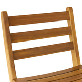 Tundra Outdoor Acacia Wood Bar Stool by Christopher Knight Home (Set of 2)