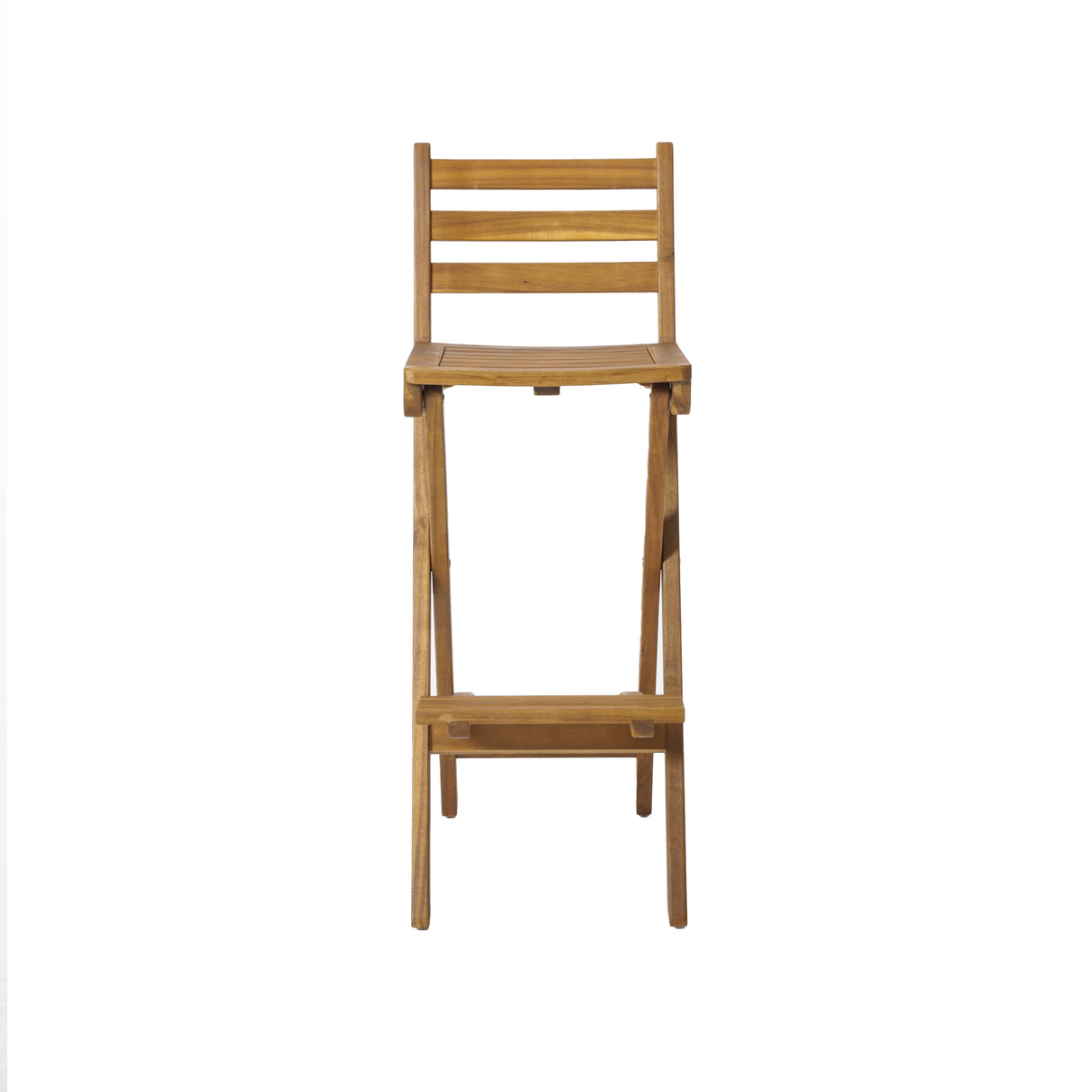 Tundra Outdoor Acacia Wood Bar Stool by Christopher Knight Home (Set of 2)
