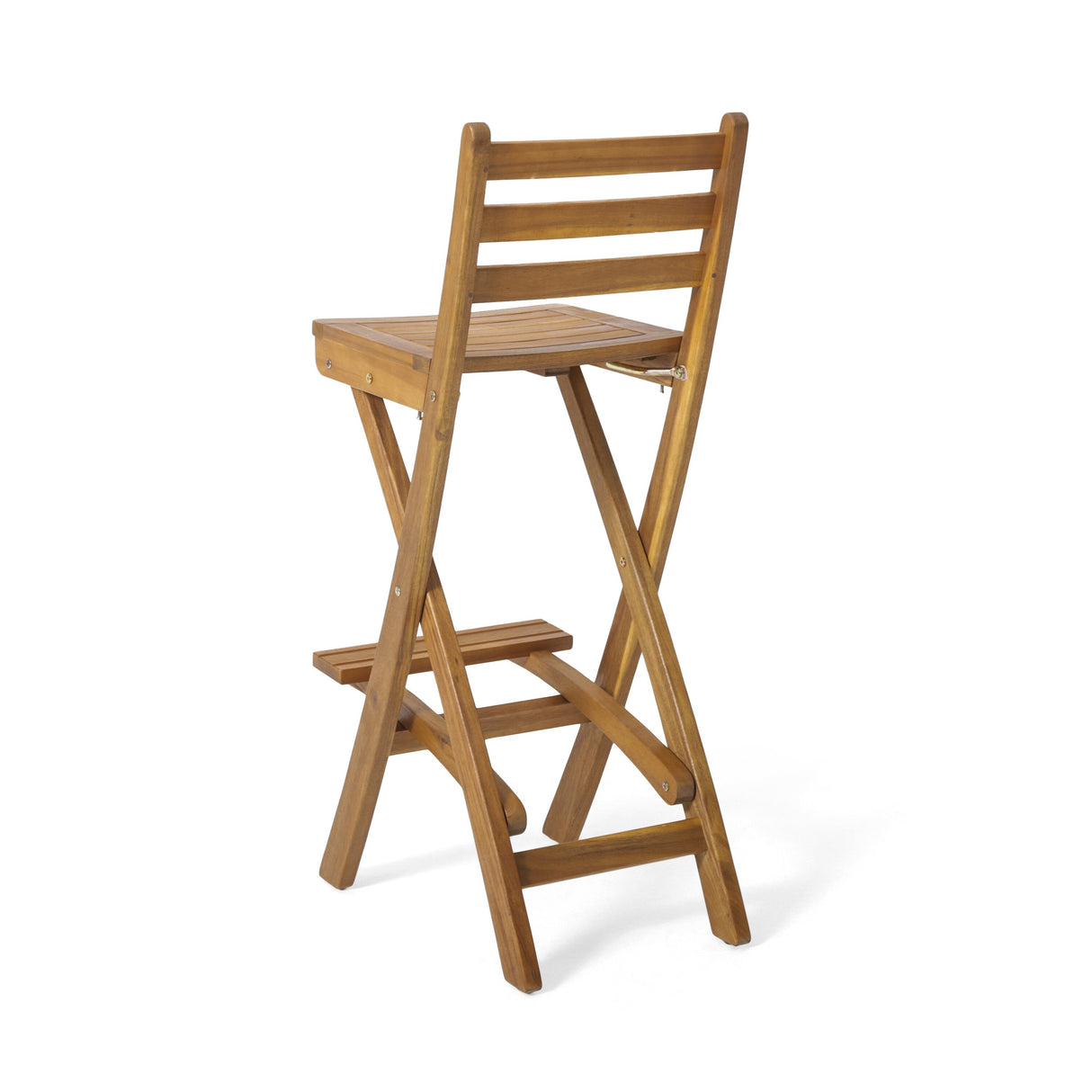 Tundra Outdoor Wood Barstool by Christopher Knight Home - 21.50" D x 15.00" W x 41.25" H