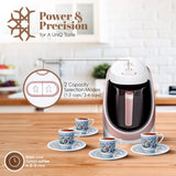 Turkish Coffee Maker - 100% BPA Free, 120V, 1 to 4 Cup Brewing Capacity with Cook Sense Technology of Turkish & Greek Coffee