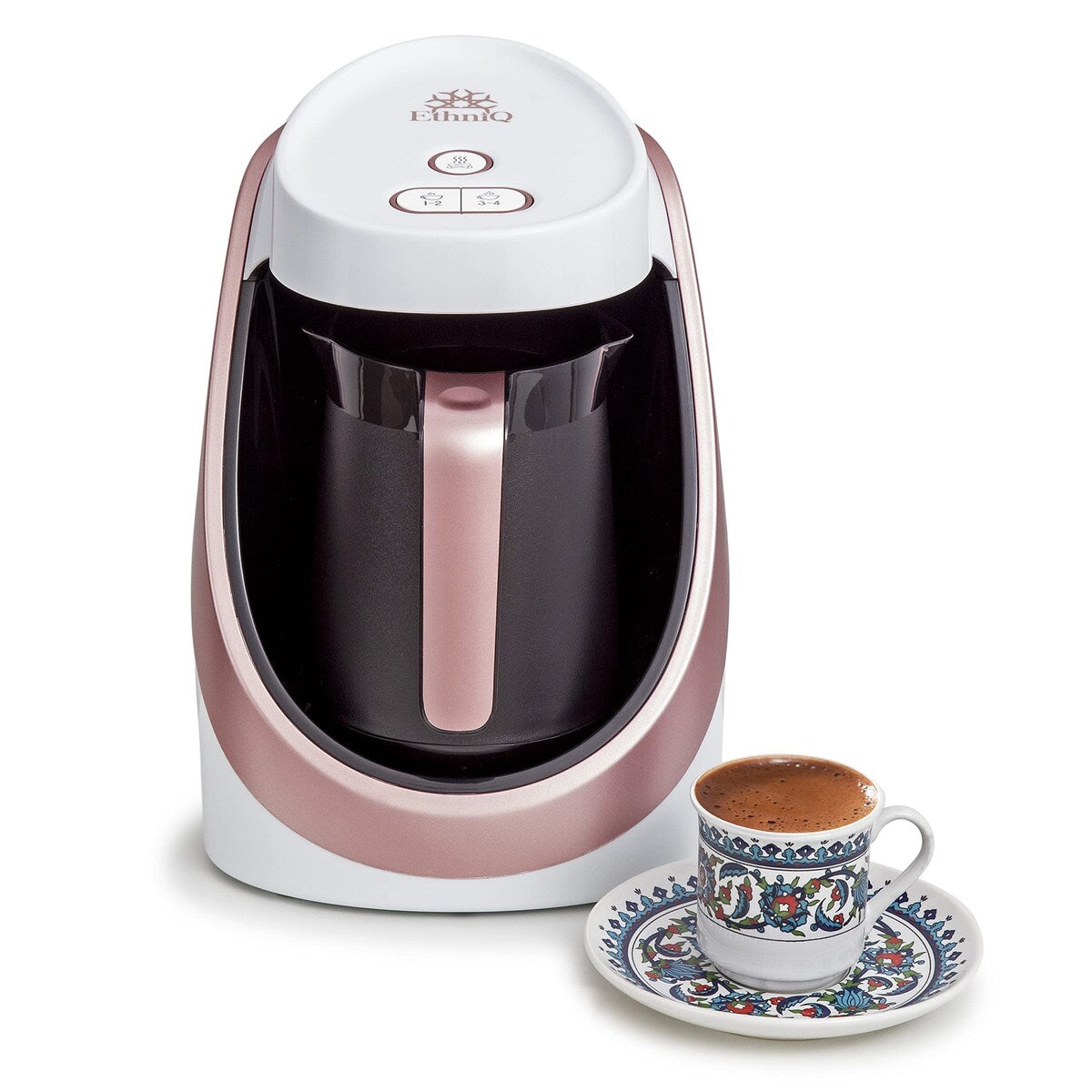 Turkish Coffee Maker - 100% BPA Free, 120V, 1 to 4 Cup Brewing Capacity with Cook Sense Technology of Turkish & Greek Coffee