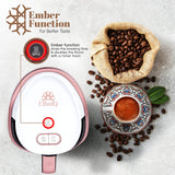 Turkish Coffee Maker - 100% BPA Free, 120V, 1 to 4 Cup Brewing Capacity with Cook Sense Technology of Turkish & Greek Coffee