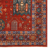 Handmade One-of-a-Kind Turkoman Wool Rug (Afghanistan) - 8'4 x 11'4