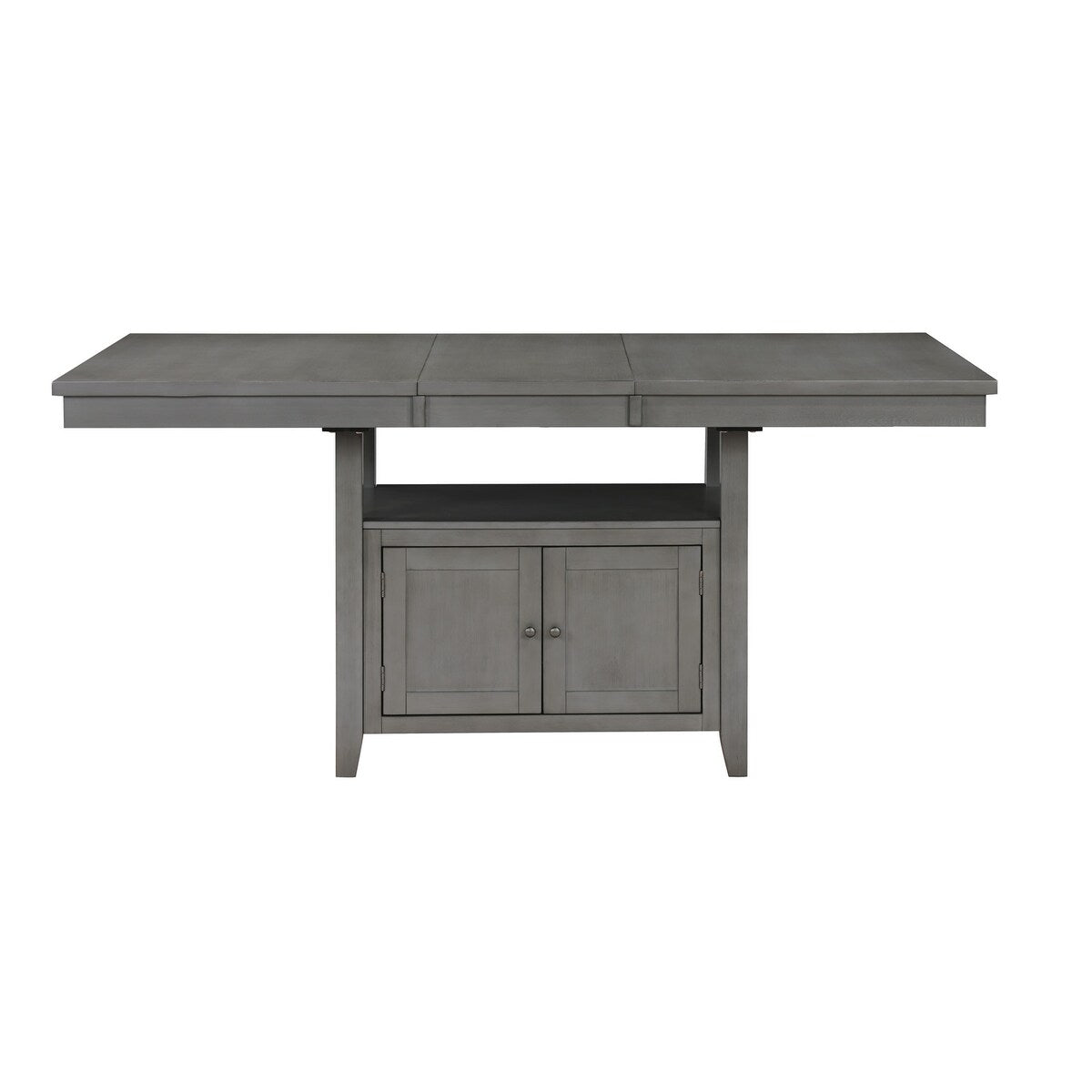 Tuscan Hills 7pc Piece Gray Pub Storage Dining Set