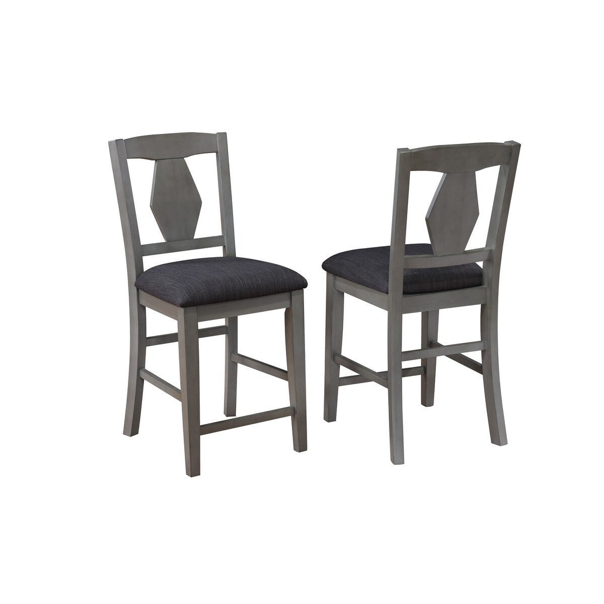 Tuscan Hills 7pc Piece Gray Pub Storage Dining Set