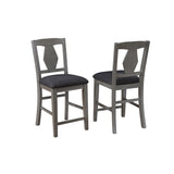 Tuscan Hills 7pc Piece Gray Pub Storage Dining Set
