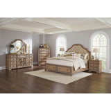Tuscany Cream 3-piece Platform Bedroom Set with Dresser