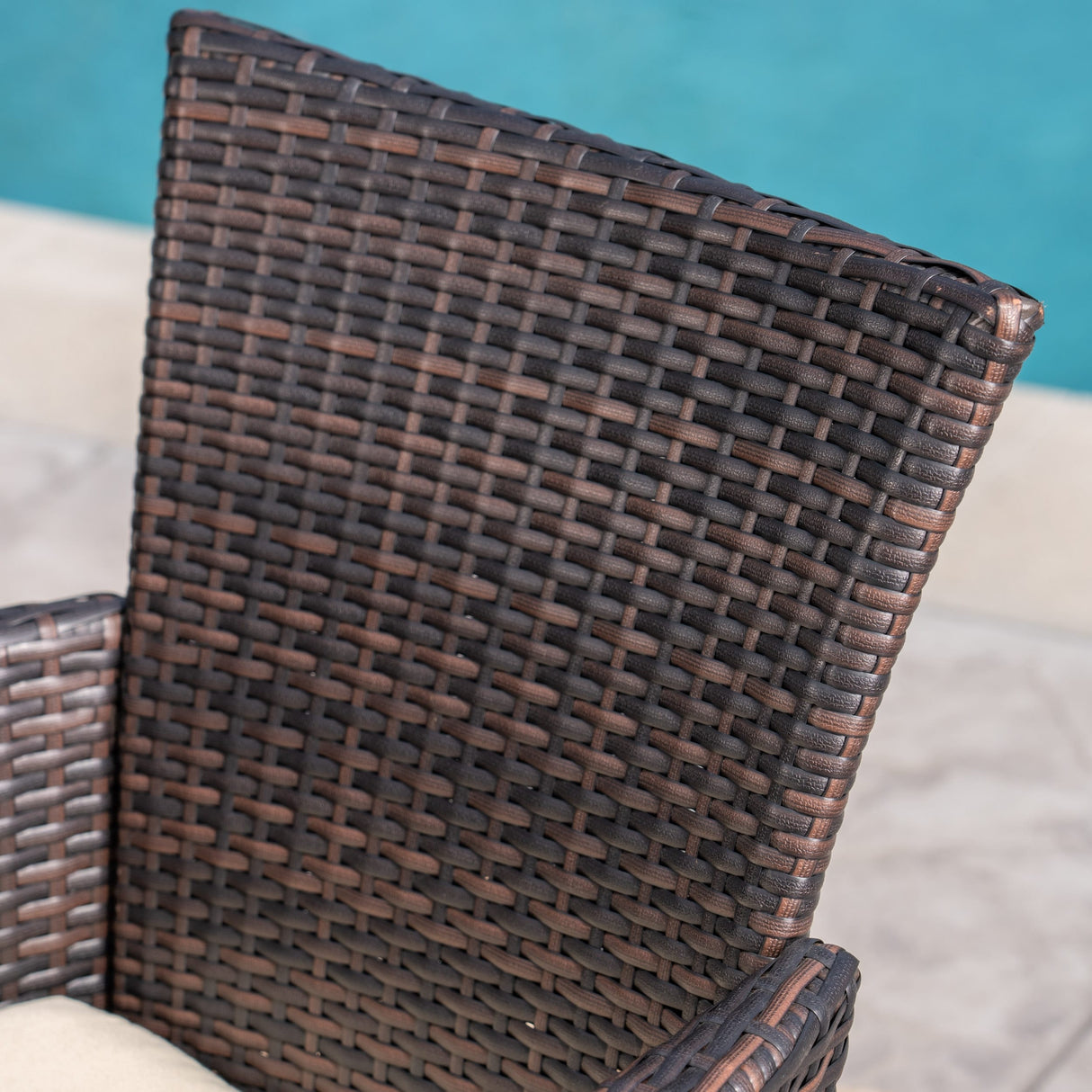 Tustin Outdoor 7-piece Wood/ Wicker Dining Set by Christopher Knight Home