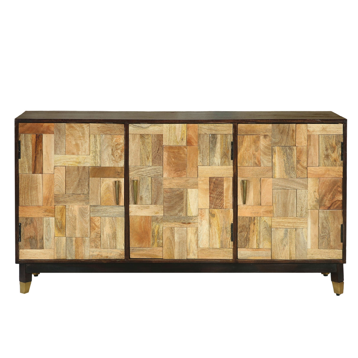 Tutherly Mango Wood 3 Door Sideboard by Christopher Knight Home