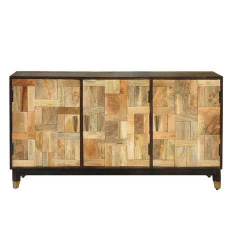 Tutherly Mango Wood 3 Door Sideboard by Christopher Knight Home