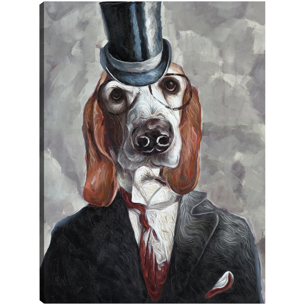 Tuxedo Dog III By Dixon Design Group Canvas Art Print