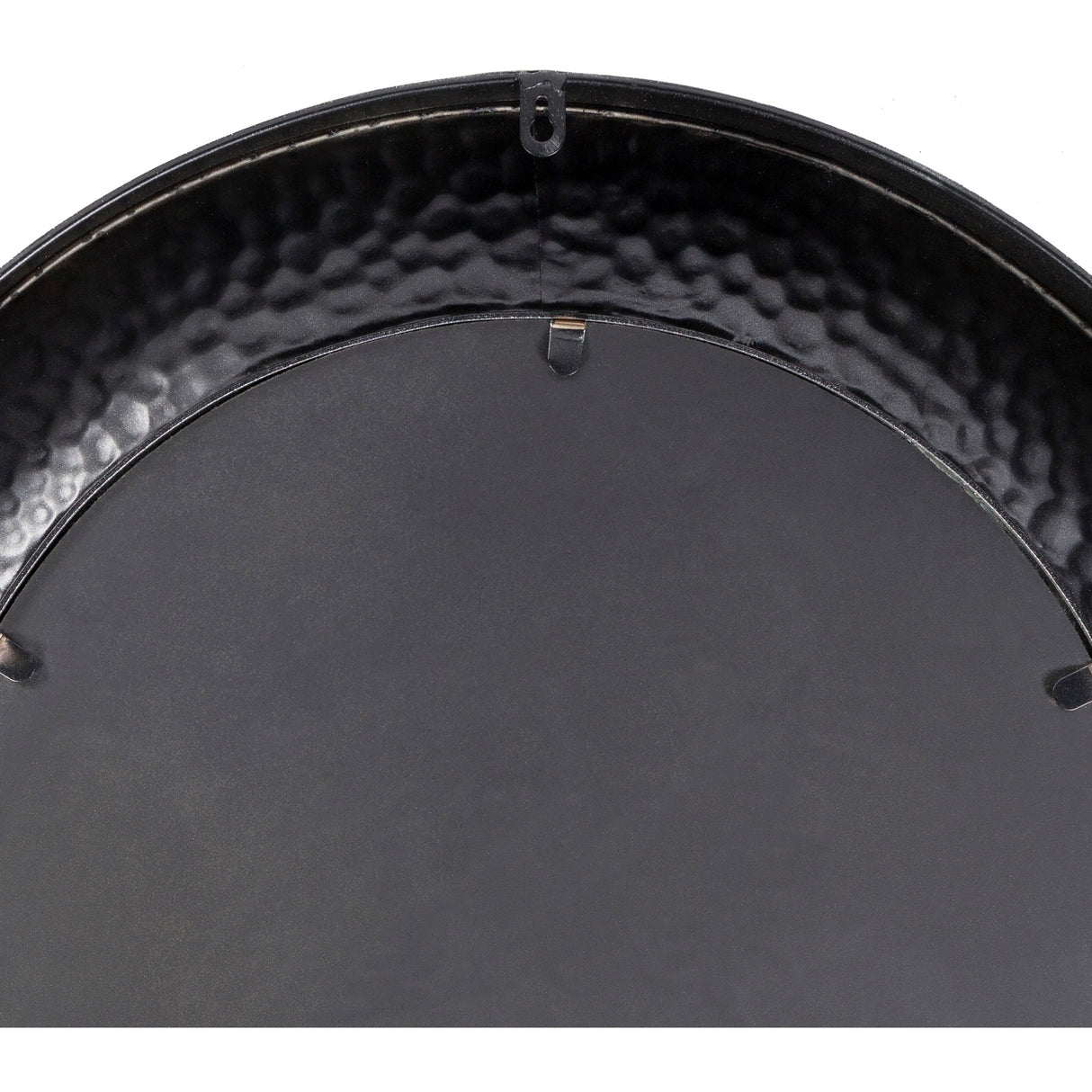 Livabliss Twee Hammered Mixed Metal Round Mirror