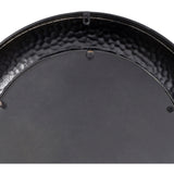 Livabliss Twee Hammered Mixed Metal Round Mirror