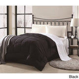Lennox Overfilled Solid Color Microfiber Down Alternative Comforter