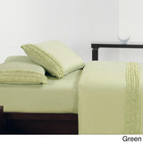 Ultra Soft Double Brushed Microfiber Ruffle Sheet Set