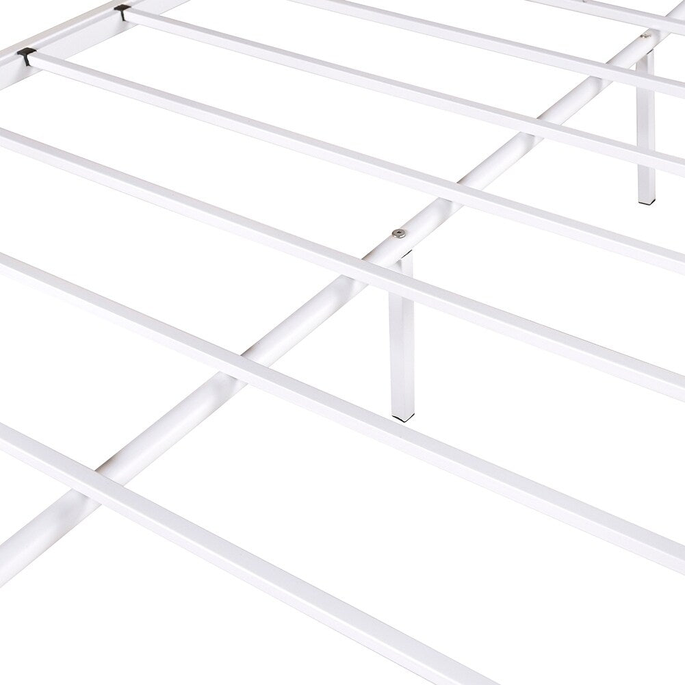 Twin-Over-Full Bunk Bed Closed Upper Bunk White