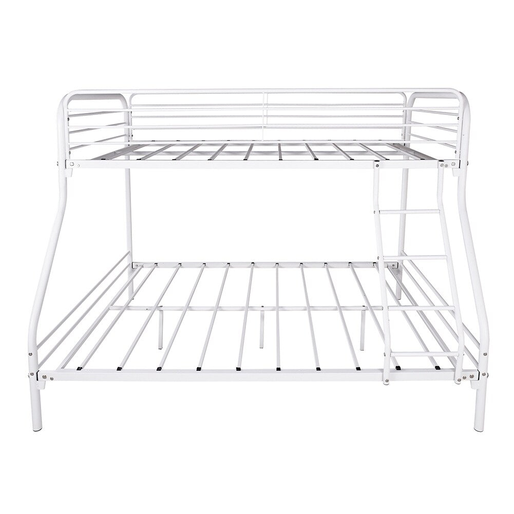 Twin-Over-Full Bunk Bed Closed Upper Bunk White