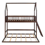 Twin Over Twin House Bunk Bed with Extending Twin Trundle