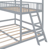 Twin Over Twin House Bunk Bed with Extending Twin Trundle