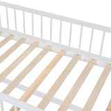 Twin Over Twin House Bunk Bed with Extending Twin Trundle