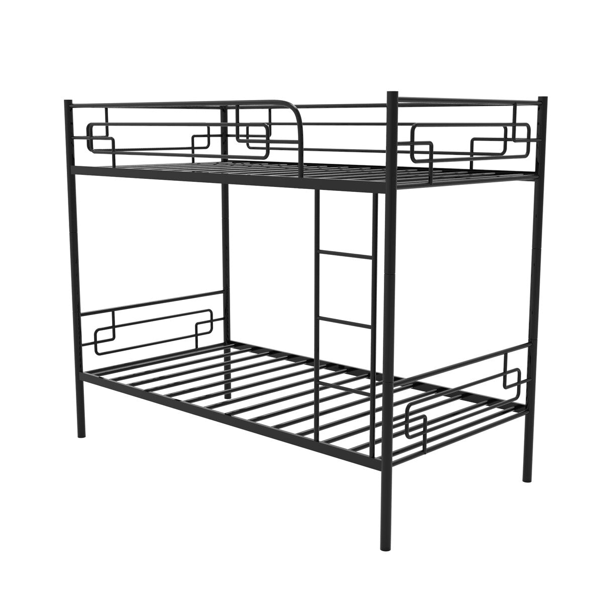 Twin-Over-Twin Metal Bunk Bed