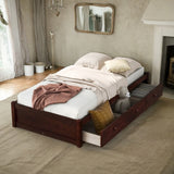 Twin Platform Storage Bed Frame With Drawers,Environmentally Friendly Materials, Wonderful Choice For Modern & Vintage House