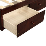 Twin Platform Storage Bed Frame With Drawers,Environmentally Friendly Materials, Wonderful Choice For Modern & Vintage House