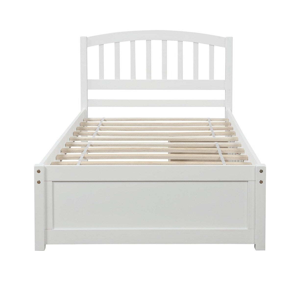 Twin Platform Storage Bed Wood Bed Frame