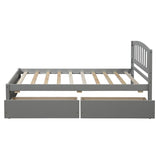 Twin Platform Storage Bed Wood Bed Frame