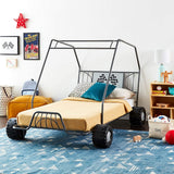 Twin Size Car Model Bed with Wheels