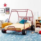 Twin Size Car Model Bed with Wheels