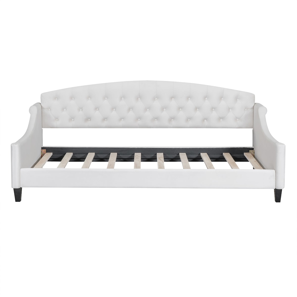 Twin Size Daybed w/ Tufted Button for Living Room Bedroom GuestRoom