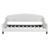 Twin Size Daybed w/ Tufted Button for Living Room Bedroom GuestRoom