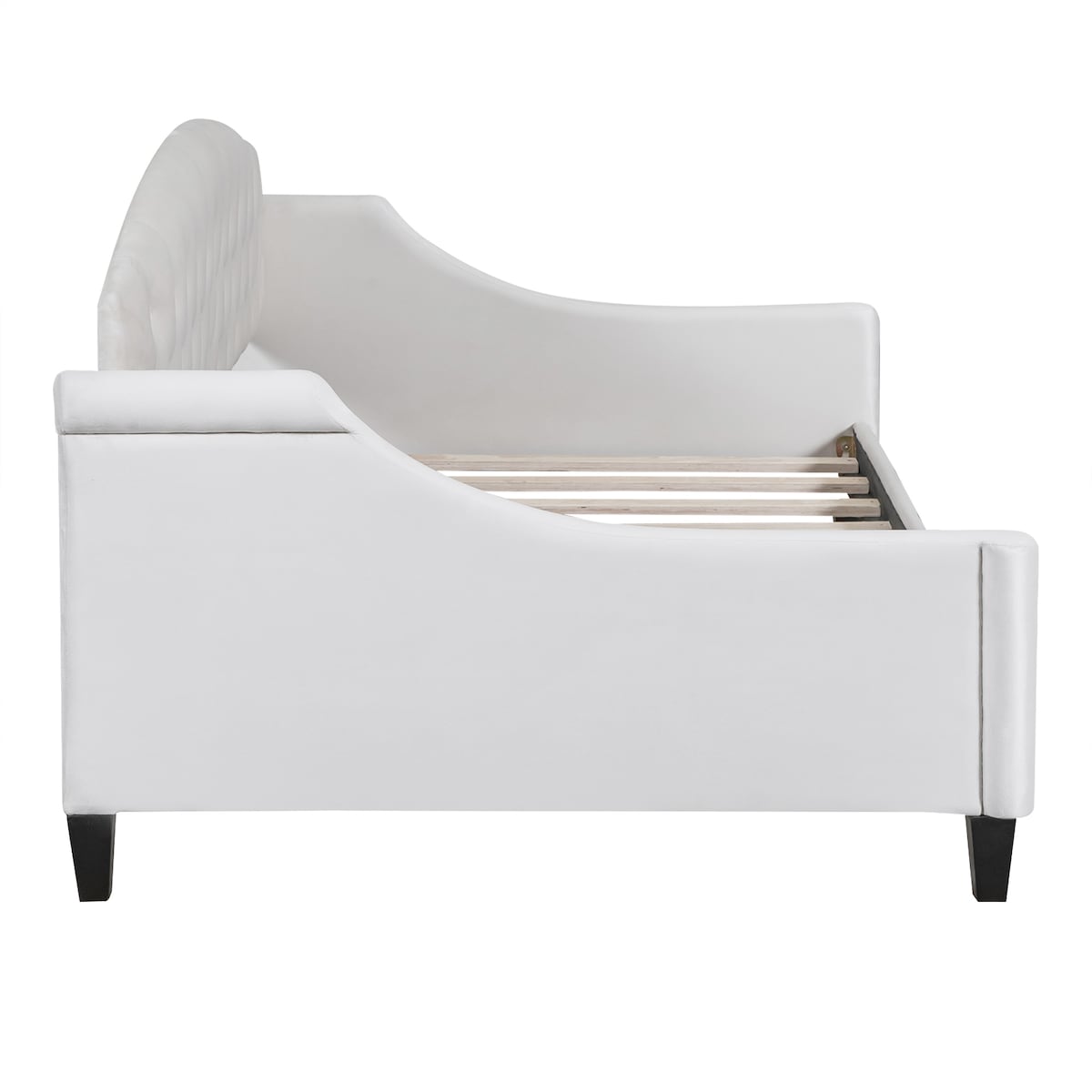 Twin Size Daybed w/ Tufted Button for Living Room Bedroom GuestRoom