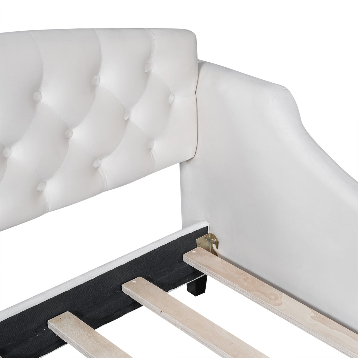 Twin Size Daybed w/ Tufted Button for Living Room Bedroom GuestRoom