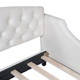 Twin Size Daybed w/ Tufted Button for Living Room Bedroom GuestRoom