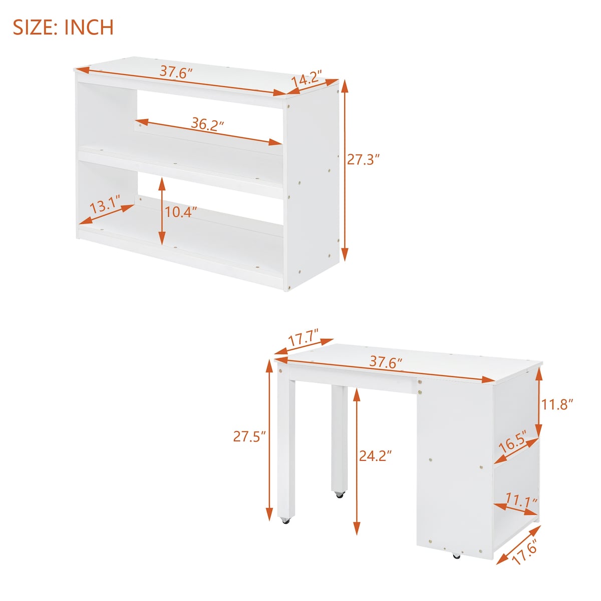 Twin Size Loft Bed With Desk,3 Drawers,Storage Stairs and Shelves
