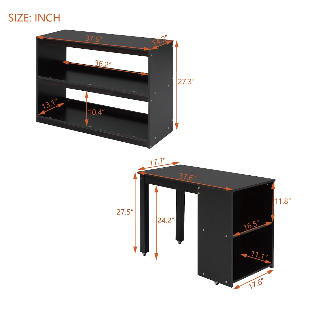 Twin Size Loft Bed With Desk,3 Drawers,Storage Stairs and Shelves