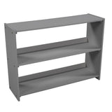 Twin Size Loft Bed with Bookcases, Drawers, Ladder and Slide, White