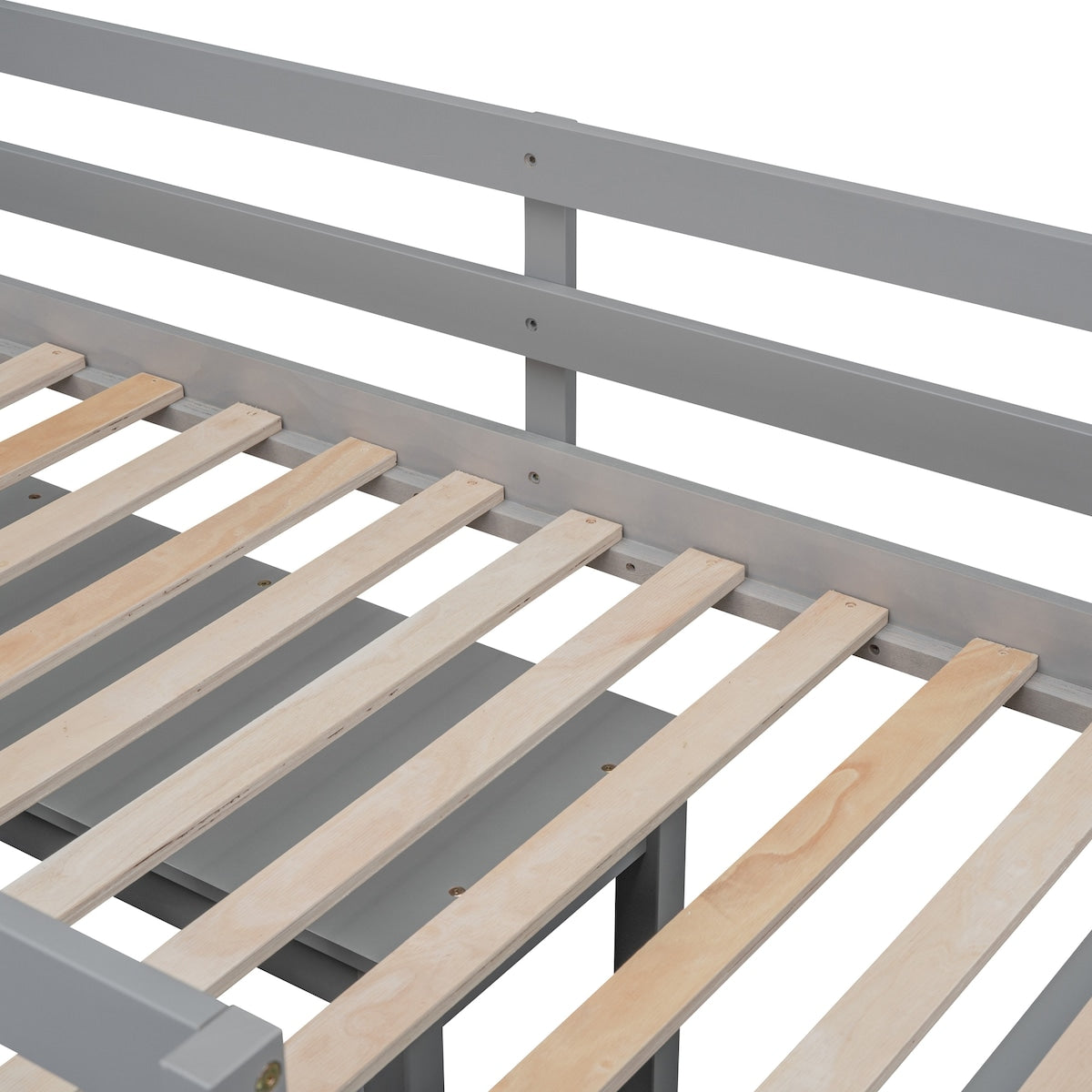 Twin Size Loft Bed with Writing Desk and 4 Drawers
