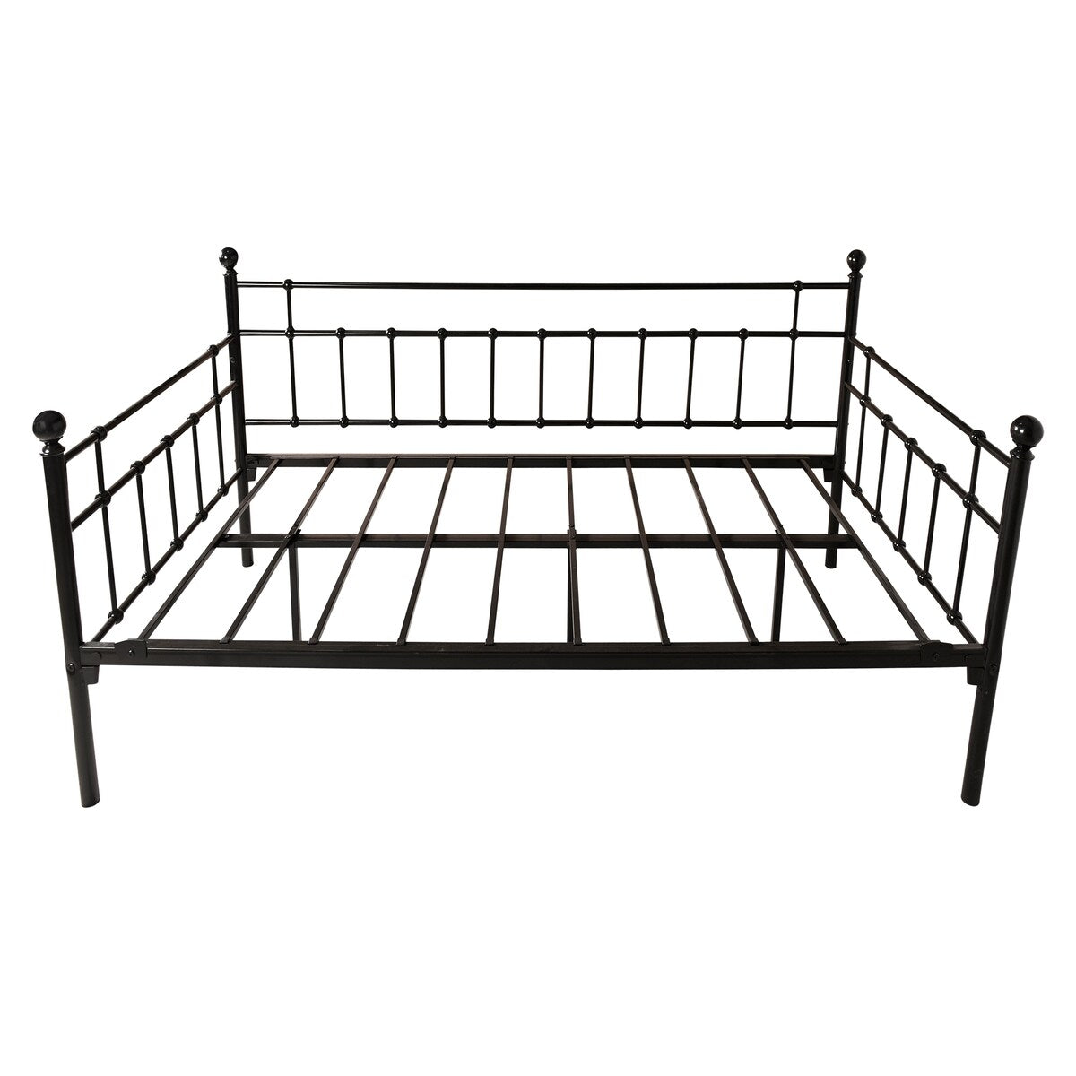 Twin Size Multifunctional Metal Platform with Headboard