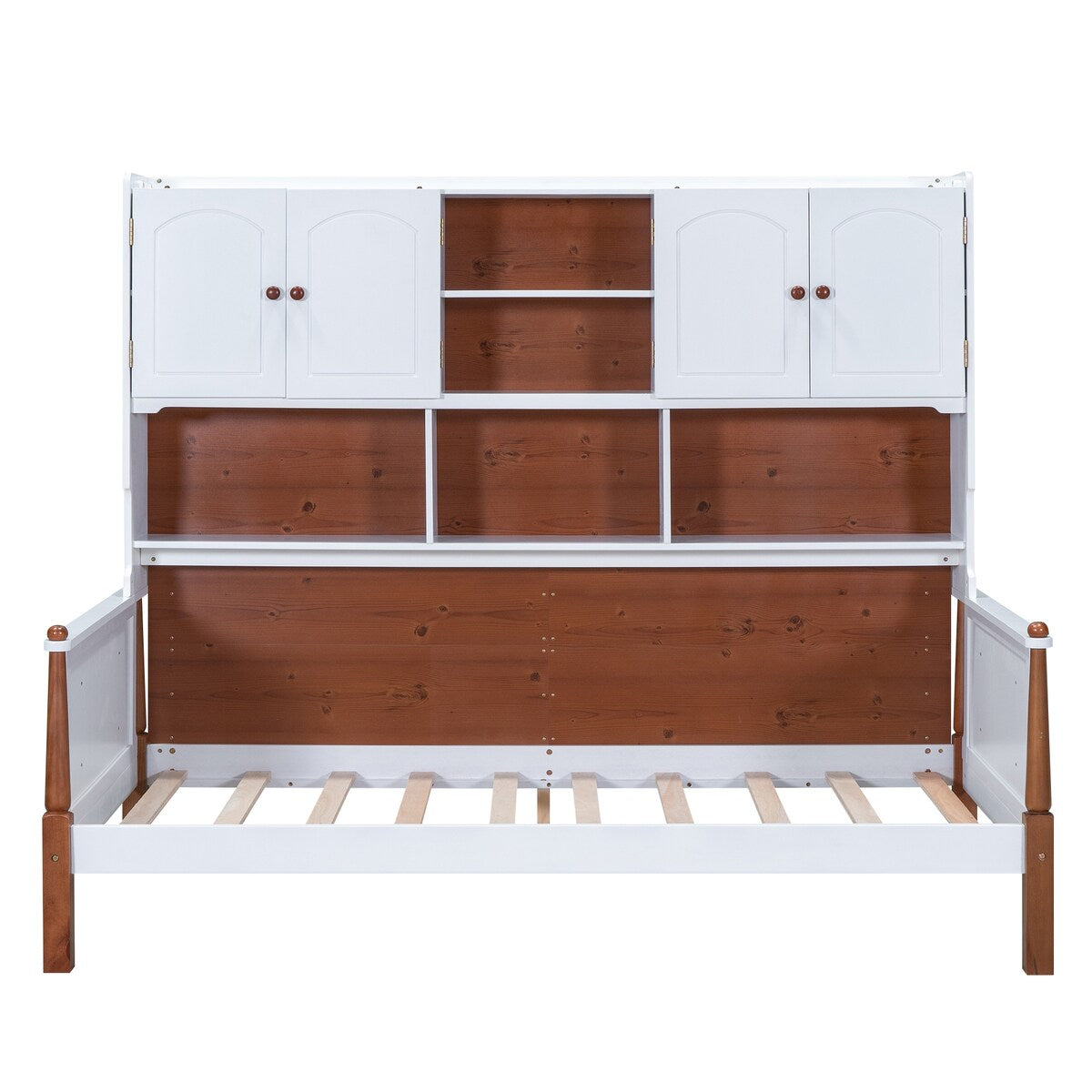 Twin Size Platform Bed with Multiple Storage