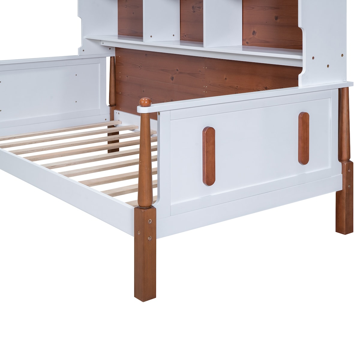 Twin Size Platform Bed with Multiple Storage