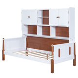 Twin Size Platform Bed with Multiple Storage