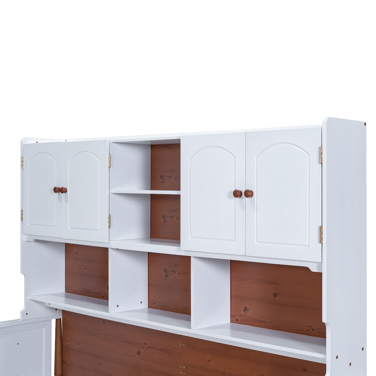Twin Size Platform Bed with Multiple Storage