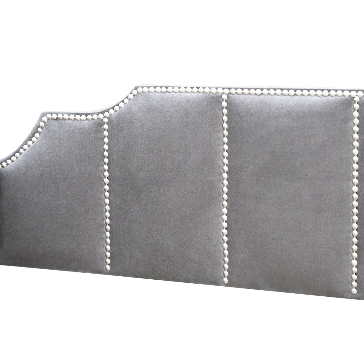 Twin Size Velvet Versatile Sofa Bed Upholstered Daybed with 2 Drawers / Wood Slat Support / Unique Backrest / Rivets Armrests