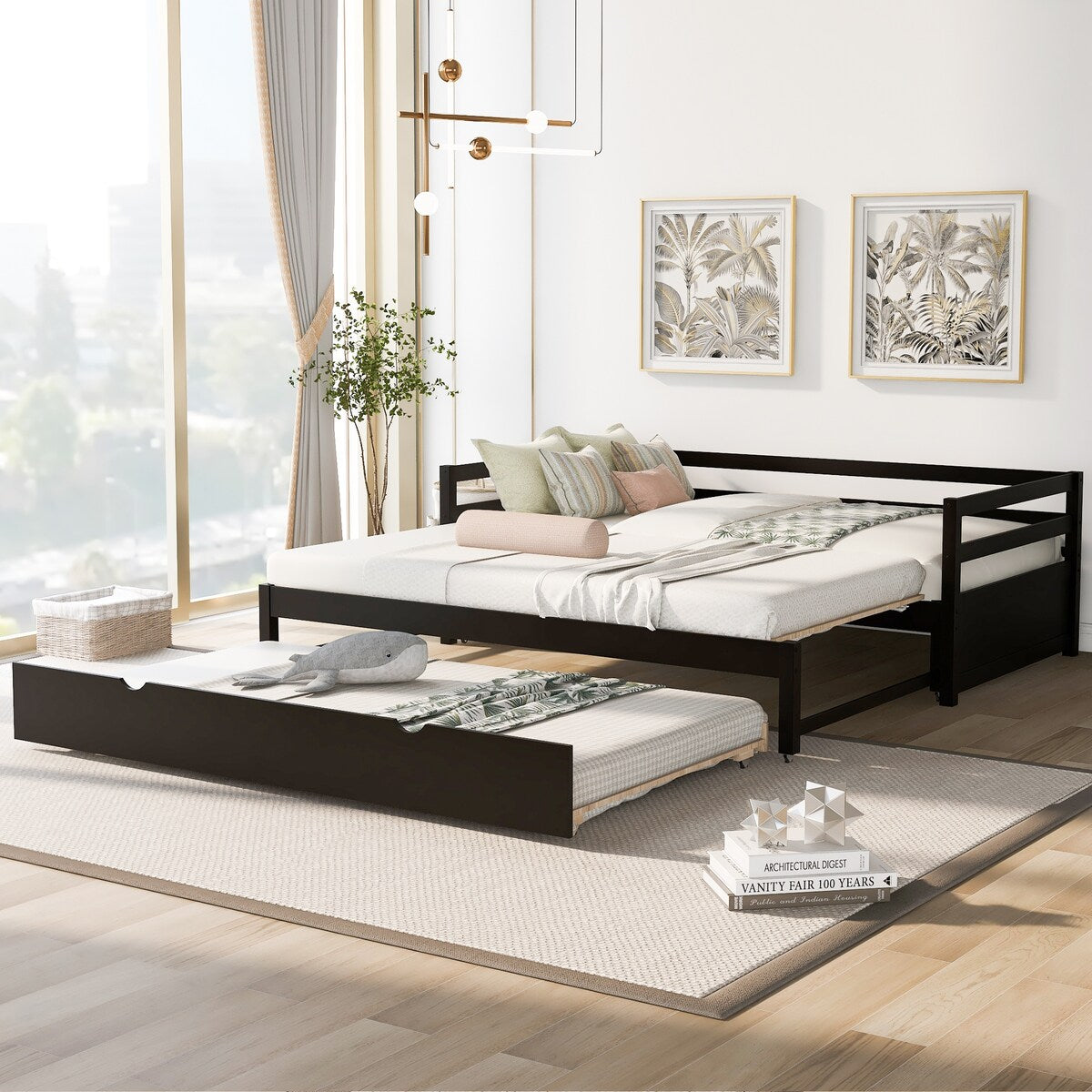 Twin or Double Twin Daybed with Trundle